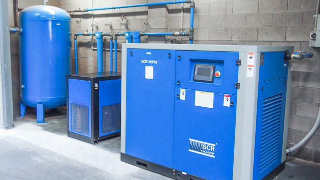Permanent Magnetic compressor help customer save their electric cost