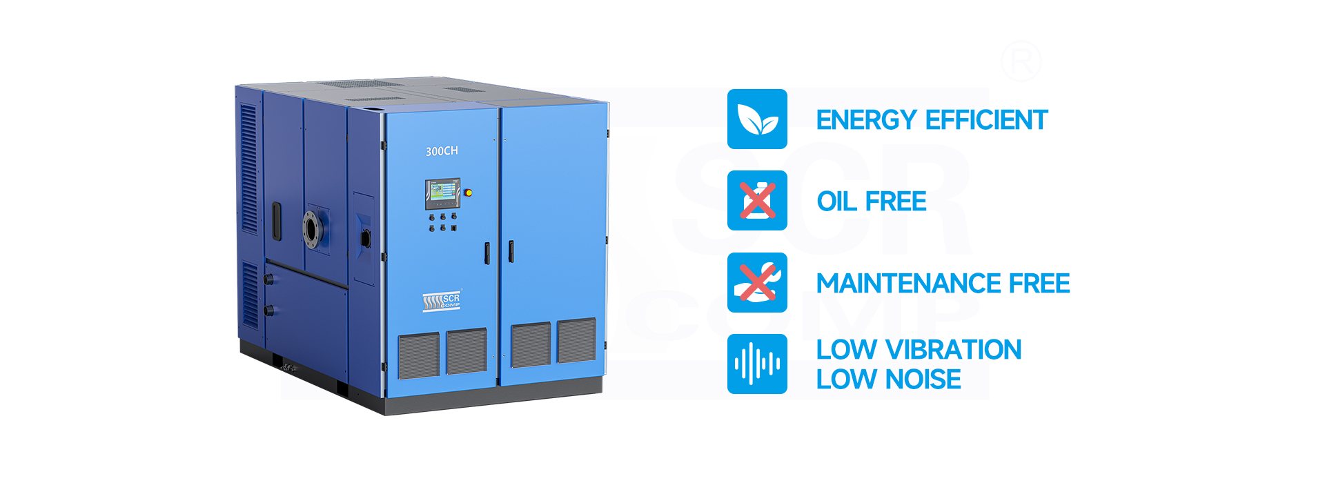 OIL-FREE VSD Magnetic Levitation Centrifugal Compressor